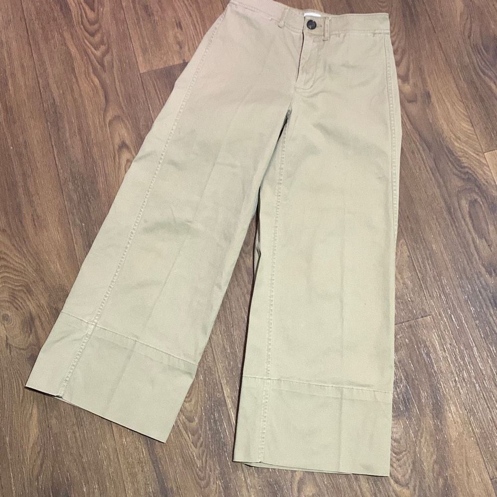 Madewell Wide-Leg Crop Pants in Light Latte
Spring fashion. Beach sz 24
